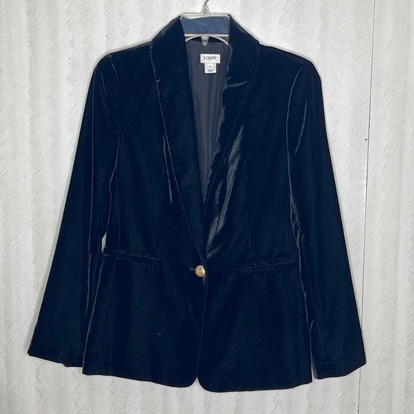 🆕 J CREW velvet Jacket Size 2 - Picture 3 of 5